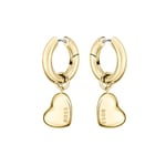 BOSS Jewelry Pendants d'oreilles pour Femme Collection HONEY LOVE en Acier inoxidable et Or Jaune