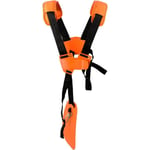 Harnais Débroussailleuse- Bandoulière Double - Harnais de Doudeuse- pour Débroussailleuse, Tronçonneuse et Tondeuse à Gazon Compatible avec Stihl fs,