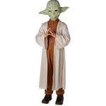 Children's Green Official Yoda Star Wars Alien Action Theme Character Costume