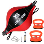 APJJ Double End Vitesse Ball, Speedball de Boxe, Ballon Double élastique, Sac de Frappe d'entraînement de Boxe Fitness MMA Double End Boxing Speed Ball Équipement de Boxe Gonflable pour la Maison,B