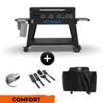 Pit boss Griddle Ultimate Plancha 4 Comfort kit med överdrag och redskap