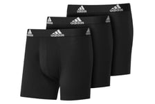 calecon boxeur Homme, adidas Bos Briefs 3 Pairs, Noir