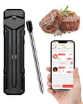 Vicalo 150m Range Smart Wireless Meat Thermometer for Grill BBQ, Dual Sensors Co