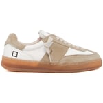 Baskets Date  D-A-T-E- SL-CA-HB SPORTY CALFWHITE-BEIGE