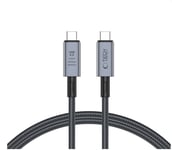 Tech-Protect USB-C til USB-C PD-kabel 240W 8K@40Gbps 1m - Grå