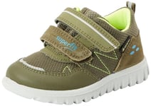 Superfit Sport7 Mini Gore-tex Sneaker, Green Yellow 7000, 1 UK