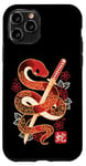 Coque pour iPhone 11 Pro Year of the snake chinese zodiac mignon kawaii snake 2025