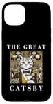 Coque pour iPhone 15 Plus The Great Catsby, Funny Cat Design, Cat Lover, Film