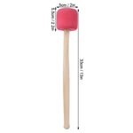 Bass Drum Mallet Stick For Drummer Bands Percussion Instrument Accessory Re^