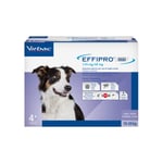 Virbac effripro Duo Chiens de Taille Moyenne 10-20 kg - Lot de 4 pipettes.