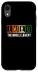 iPhone XR Father The Noble Element Funny Retro Science Fathers Day Case