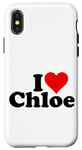 iPhone X/XS I HEART LOVE CHLOE Case