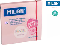 Milan Super Sticky Pastel Pink Post-It-Lappar 76 X 76, 90 Ark