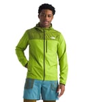 THE NORTH FACE Men's Higher Run Wind Jacket, Meadow Grass/Oak Green, XS