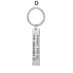 Keyring Keychain Thanks For All The Orgasms Gift Present Key Ring Chain Romantic