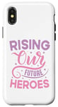 Coque pour iPhone X/XS Citation de motivation inspiration, discours positif, message mignon