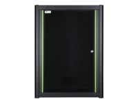 19'' 16U Rack Wall Mount Pro 600 X 450 X 823Mm - Black