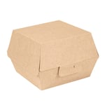 Sand Hamburger Boxes Paper 14.4x13.6xh9.2 cm 50 pcs - GarciaDePou - Takeaway