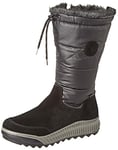 Legero Femme Tirano Gore-tex doublée Chaude Botte de Neige, Noir 0000, 40 EU