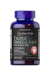 Puritan's Pride - Triple Omega 3-6-9 Fish & Flax Oils - 120 Softgels