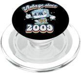 2009 Vintage Cassette Tape 16th Birthday Gift Retro Vibes PopSockets PopGrip pour MagSafe