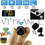 Mini Camera IP Wifi HD 1080p, Couleur: Noir