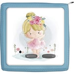 TheSmartGuard Protective film suitable for The Toniebox, foil sticker, little girl with blonde hair and flowers