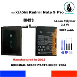 ORIGINAL AKKU ACCU BN53 OEM XIAOMI REDMI NOTE 9 PRO MAX M2003J6B1I 5020mAh NEU