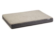 Beeztees Zira Memory Foam Hundeseng  Grå - 100cm