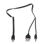 5X(3.5mm Aux USB2.0 Male 5 Pin USB Portable Speaker Audio Cable Q5J2)