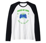 Video Games Boys Christmas Gamer Christmas Gaming Raglan Baseball Tee