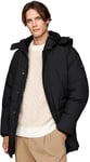 Tommy Hilfiger Doudoune Homme Rockie Utility Parka avec Patte de Boutonnage, Noir (Black), XXL