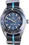 Omega 215.92.46.21.01.001 Seamaster Planet Ocean 6000M Harmaa/Tekstiili Ø45.5 mm