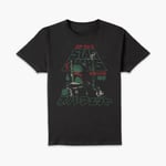 Star Wars Boba Fett Retro Unisex T-Shirt - Black - 4XL - Black