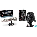 LEGO Star Wars Tantive IV Set 75376 + Darth Vader Helmet Display 75304, Building Set for Adults, Collectible Gift Model, Gifts for Men, Women & Fans