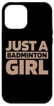 Coque pour iPhone 15 Pro Max Badminton Raquette - Volant Badminton