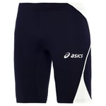 Asics Mens Sprinter Kids Navy Cycling Shorts - Blue Spandex - Size Medium