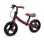 Momi BREKI vélo draisienne pour Filles et garçons à partir de l'âge de 3 Ans Unisex Jugend, Purple, Standard