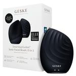 GESKE | Brosse faciale SmartAppGuided™ 5 in 1 | Brosse nettoyante visage électrique | Brosse silicone souple | Nettoyage professionnel visage | Appareil de nettoyage visage | Masseur facial