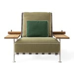 Cassina - 239 Fenc-e-Nature Armchair, Cat. L Kemi, Tortora 13L362 Backrest Bungaro  Frame Ivory - Utomhusfåtöljer