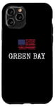 Coque pour iPhone 11 Pro Green Bay City Drapeau USA Voyage US Amérique Femmes Hommes