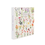 Grupo Erik Botanical Wild Flowers Photo Album Self Adhesive | Polaroid Photo Album | 6.3 x 6.3 inches - 16 x 16 cm | 11 Double Sided Pages | Hardcover | Instax Photo Album | Cute Gifts