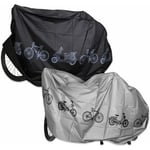 Lot de 2 housses de protection pour vélo - Étanche - Anti-poussière - Protection uv - Protection contre la pluie - Bâche de protection pour vélo