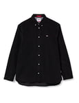 Tommy Hilfiger Men's Bt-tommy Logo Sweatshirt-b Casual Shirts, Black, XXL