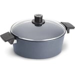 WOLL Cocotte Antiadhérent DIAMOND LITE 24cm avec Couvercle WLL 824DPIL