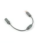 Wired Controller USB Breakaway Adapter Connection Cable Cord For XBOX360 Gray