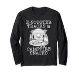 E-Scooter Tracks & Campfire Snacks Long Sleeve T-Shirt