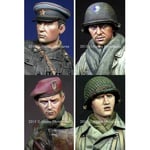 Alpines Miniatures - Ww2 Allied Heads 2maquette Figurine Ww2 Allied Heads 2 Alpine H6006 1/16ème Maquette Char Promo Figurine Miniature