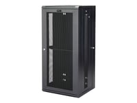 Startech.Com 26U 19" Wall Mount Network Cabinet, 16" Deep Hinged Locking It Network Switch Depth Enclosure, Assembled Vented Computer Equipment Data Rack With Shelf & Flexible Side Panels - 26U Vented Cabinet (Rk2620walhm) - Rackmantelskap - Veggmon