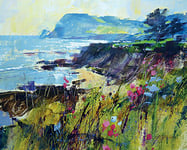 The Art Group Chris Forsey Getting To The Point, Prawle Canvas Print, Cotton, Multi-Colour, 1.8 x 40 x 50 cm